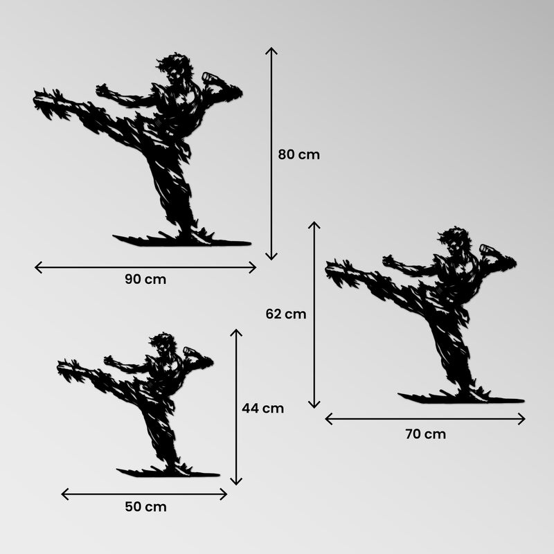 Metal Frame - Karate