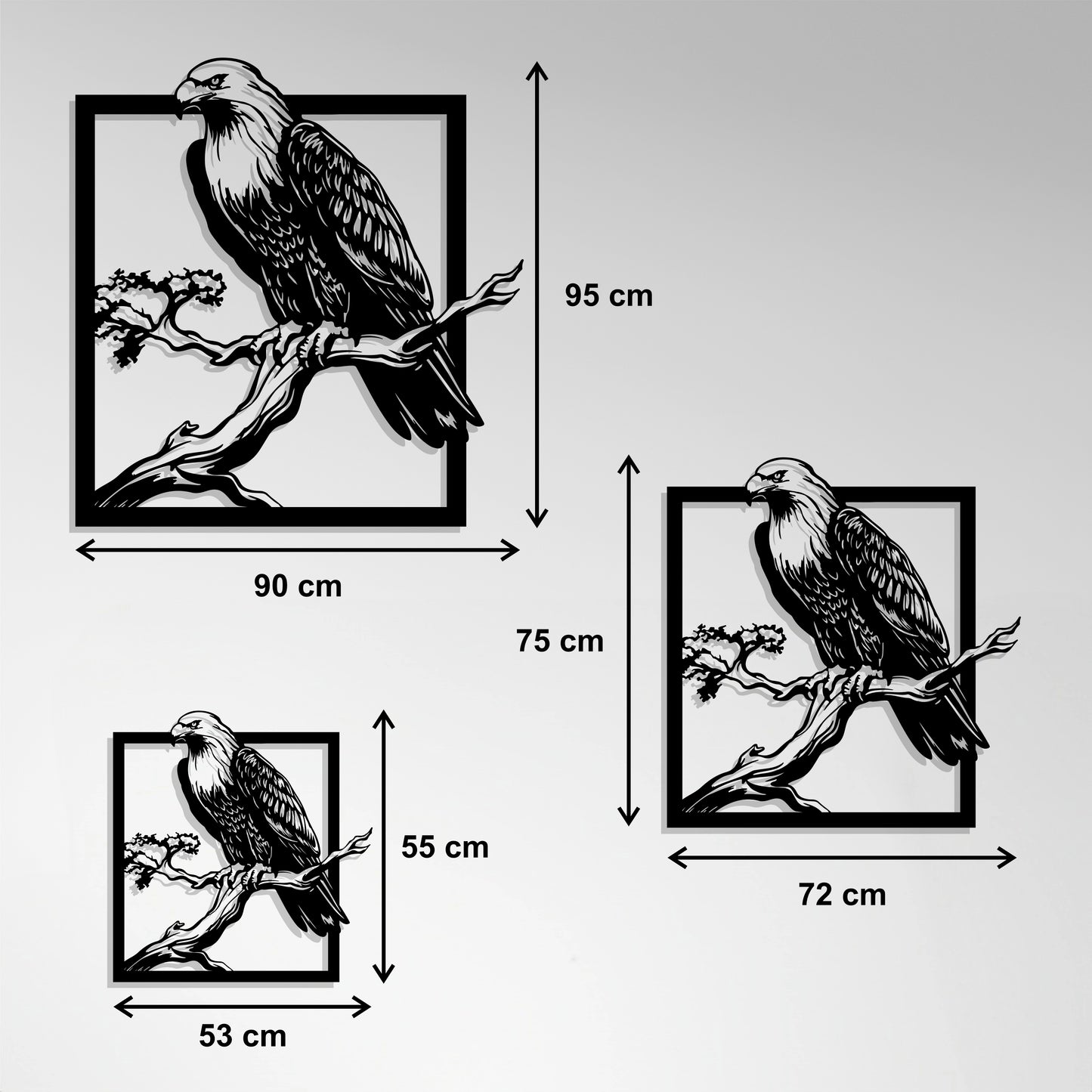 Metal Frame - Eagle