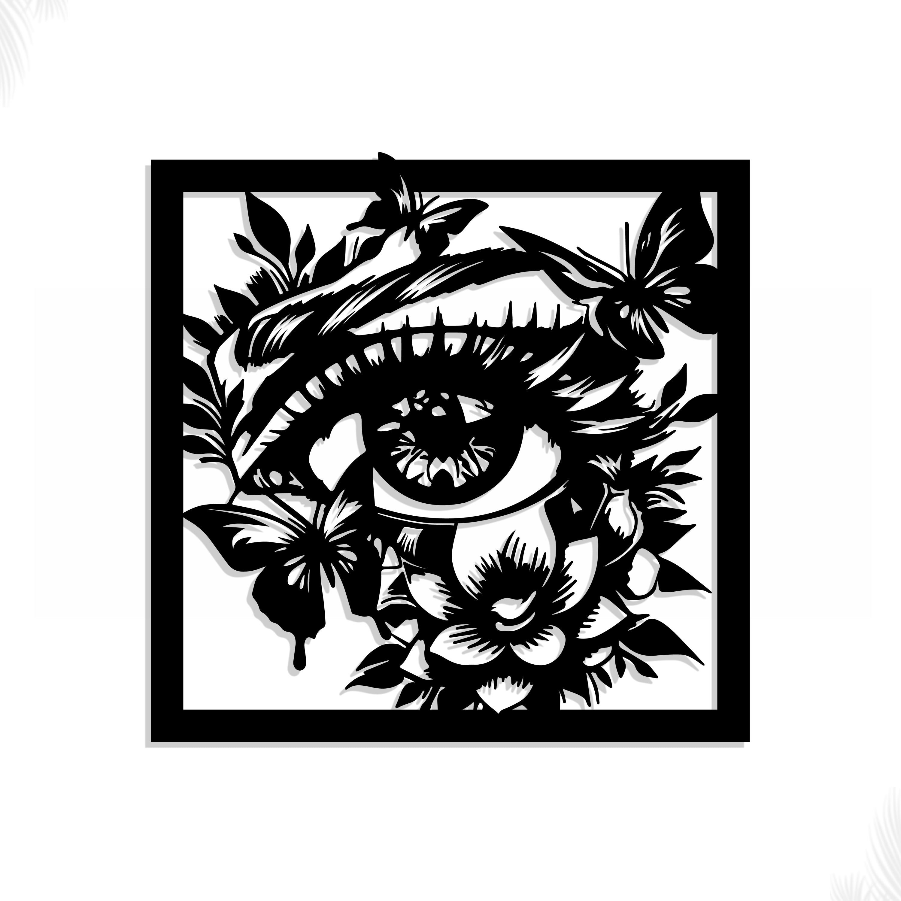 Metal Frame - Botanical Eye