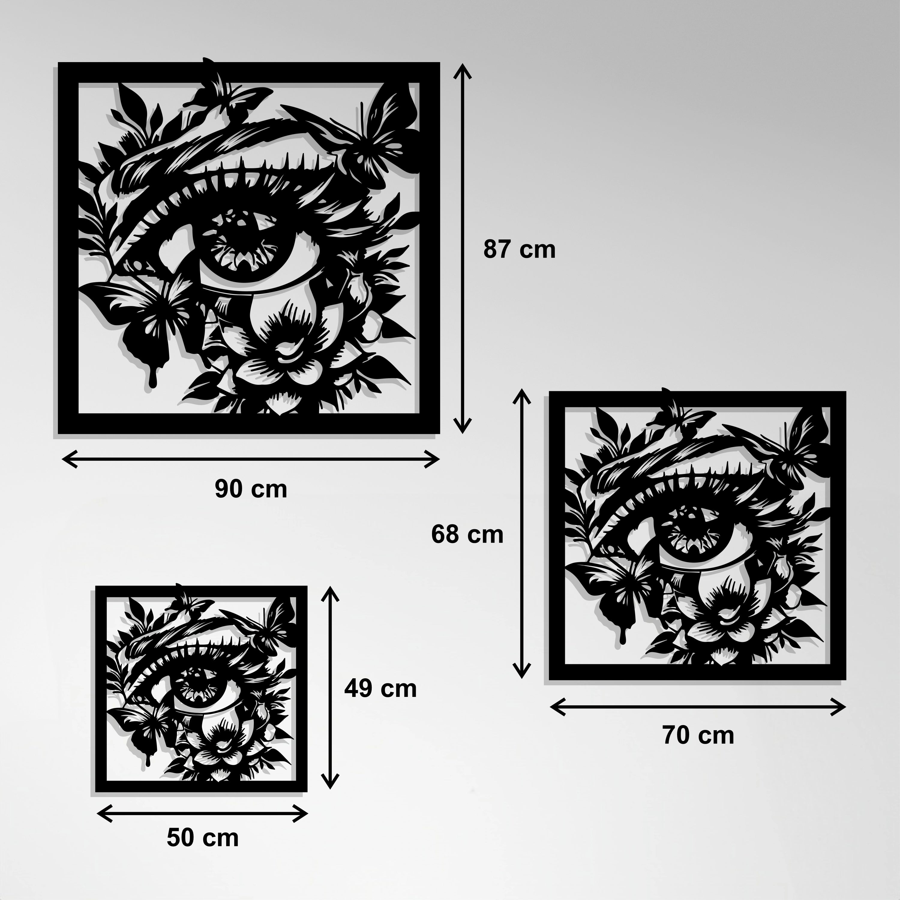 Metal Frame - Botanical Eye