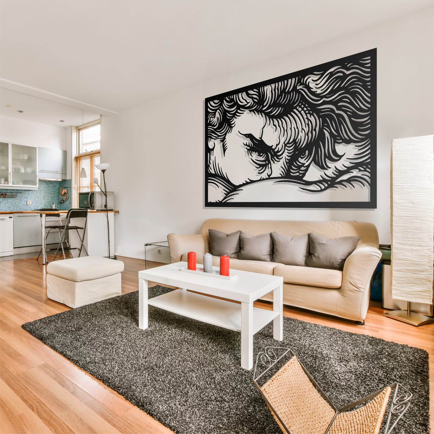 Metal Painting - The Fallen Angel