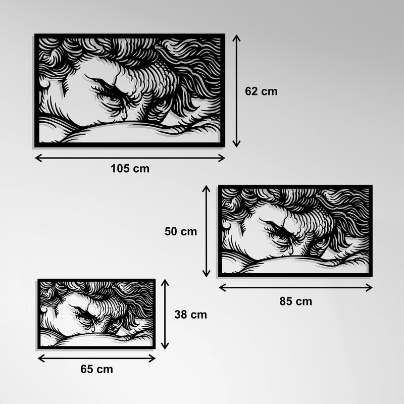 Metal Painting - The Fallen Angel