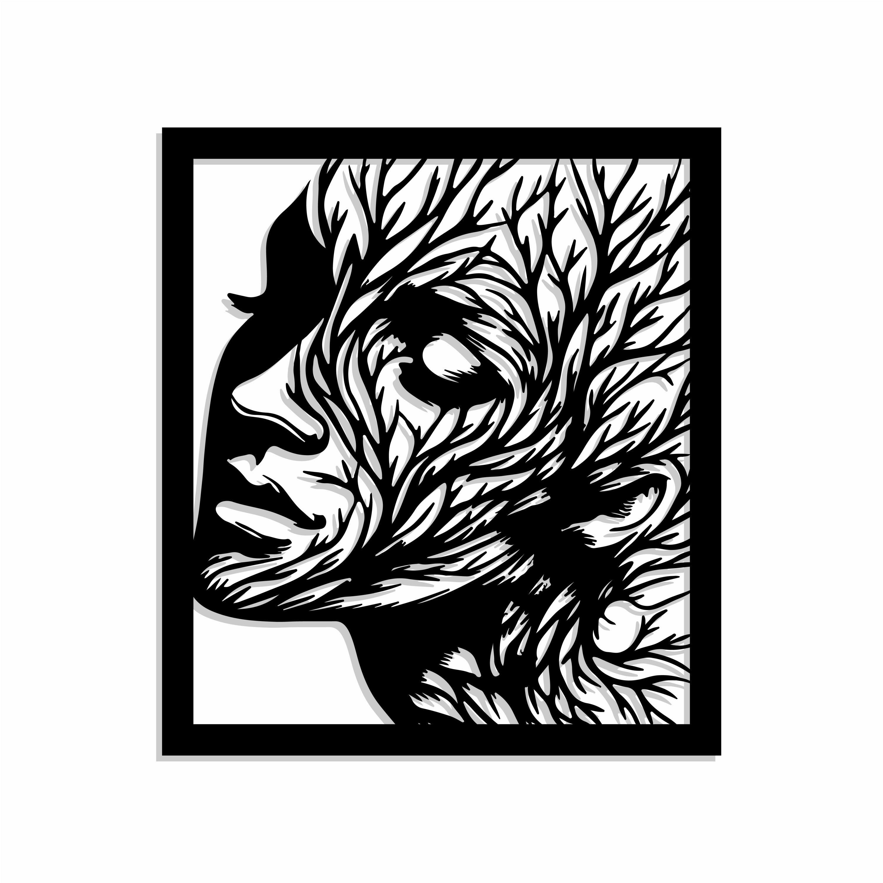 Metal Painting - Rooted Woman