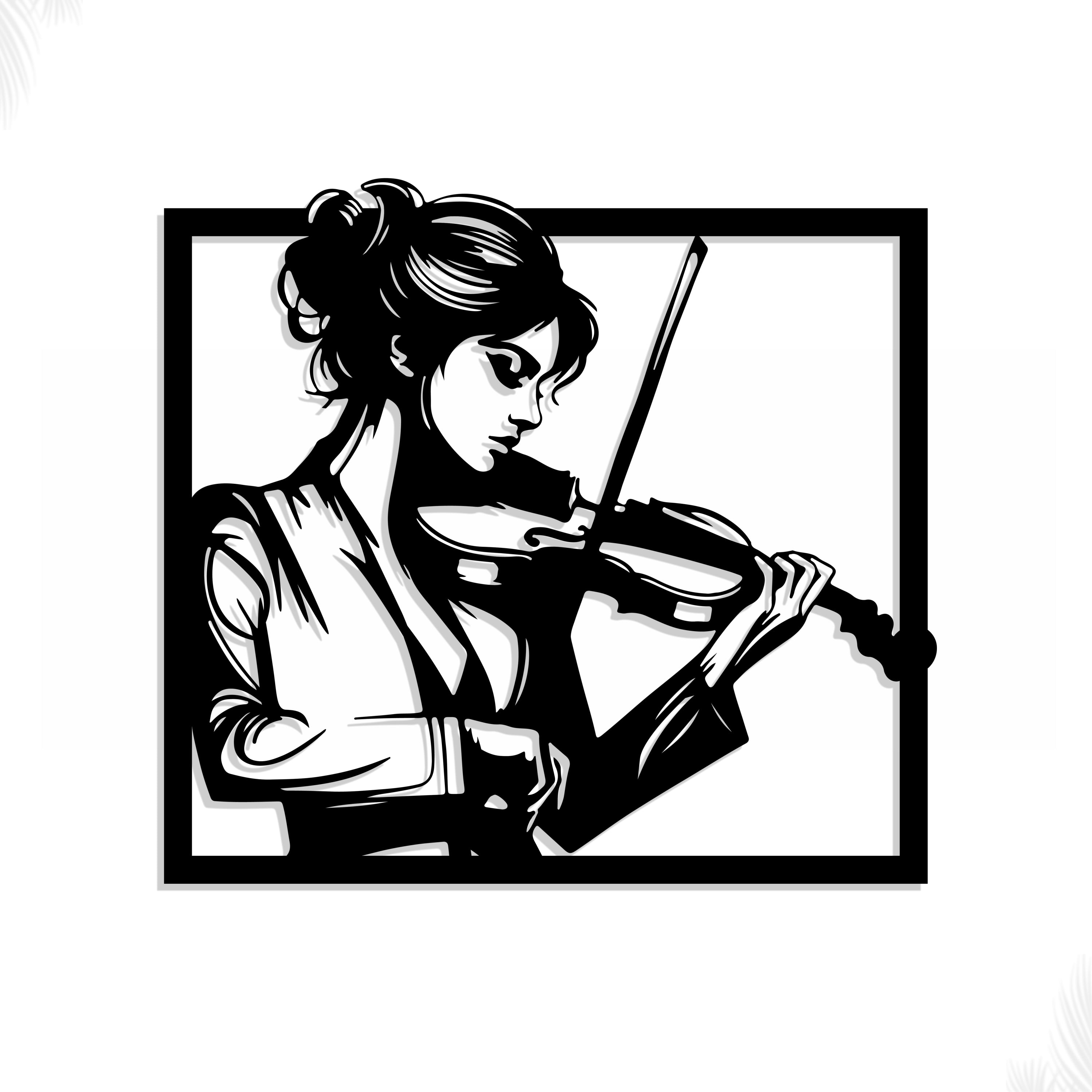 Cuadro Metálico - Violín