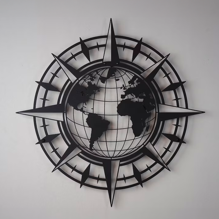Metal Frame - Compass