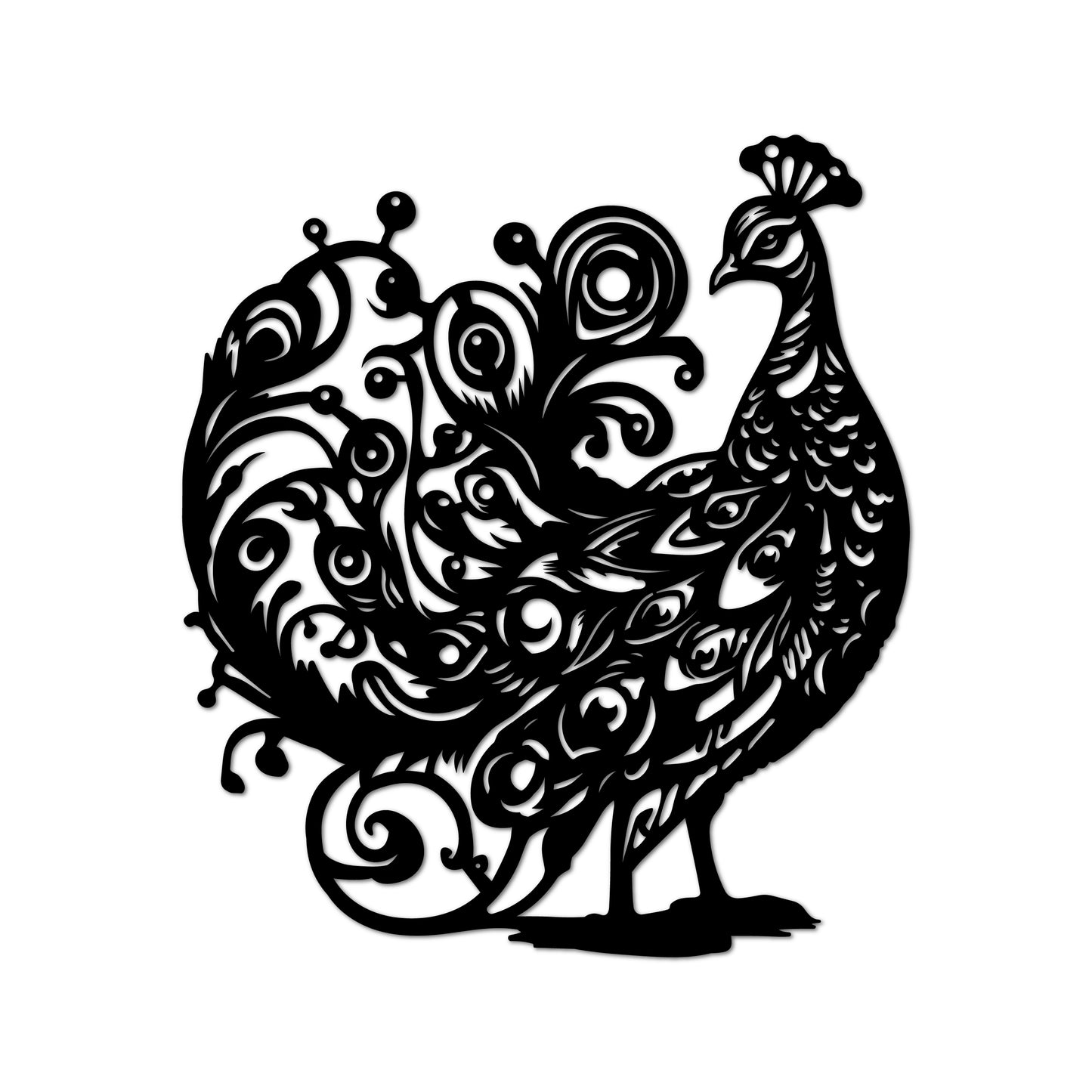 Metal Frame - Peacock