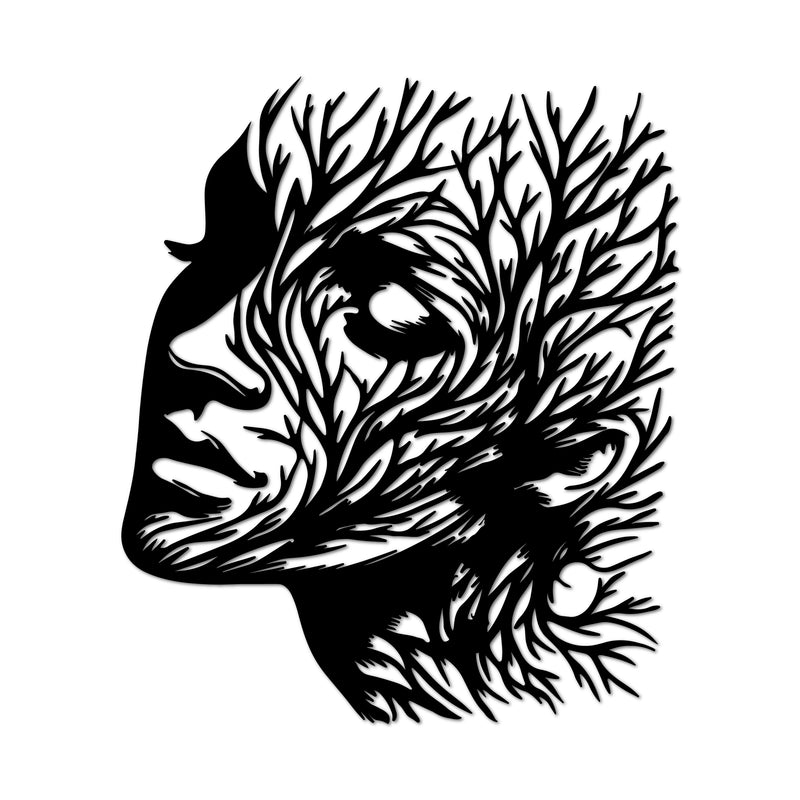 Metal Painting - Rooted Woman 