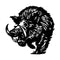Metal Frame - Wild Boar