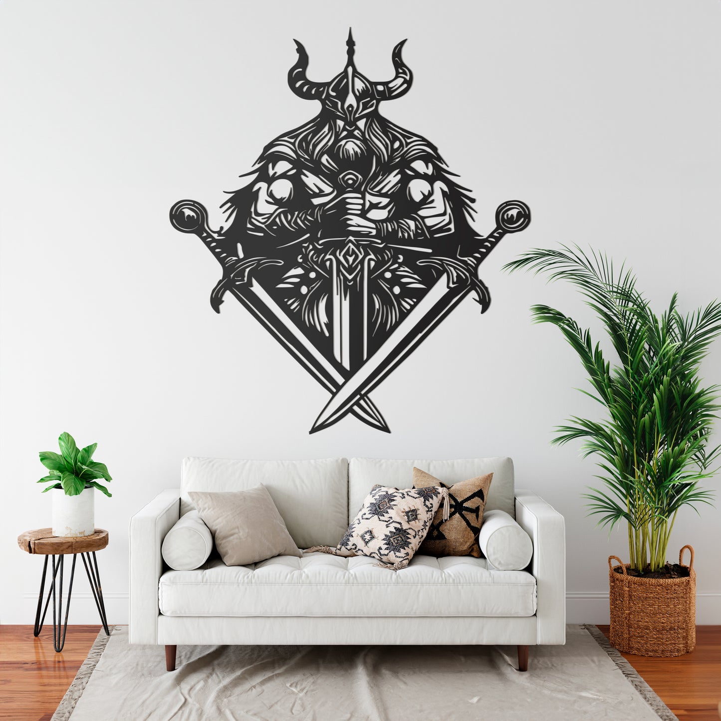 Metal Frame - Viking 3 Swords