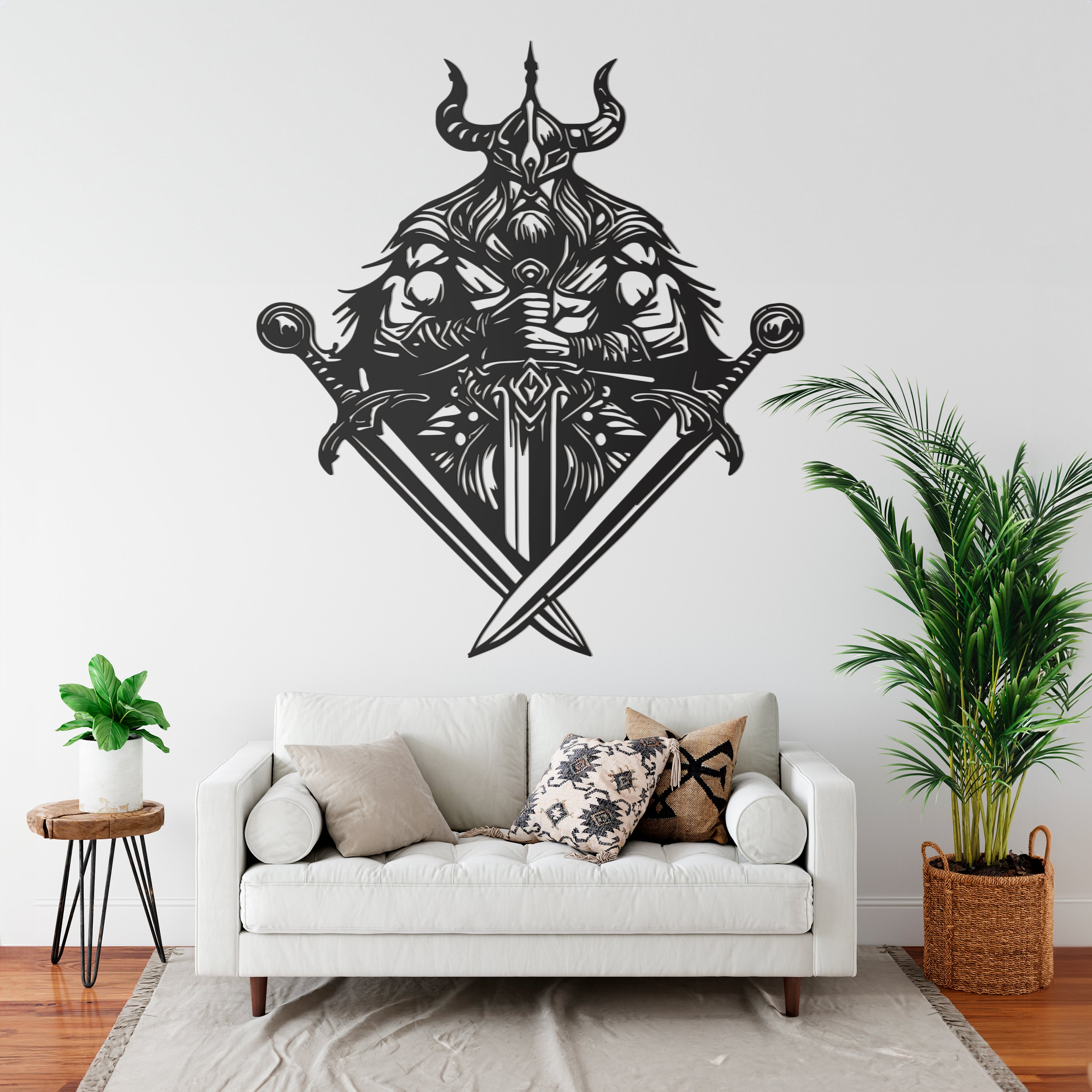 Metal Frame - Viking 3 Swords