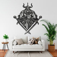 Metal Frame - Viking 3 Swords