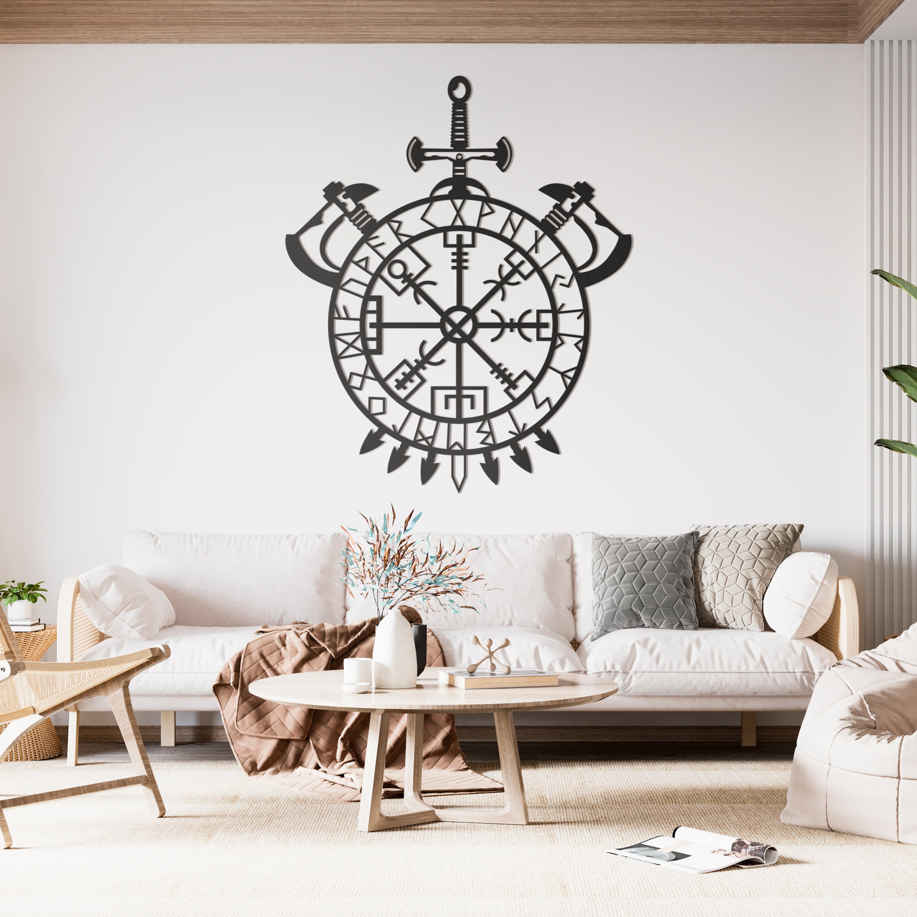 Metal Frame - Nordic Runes
