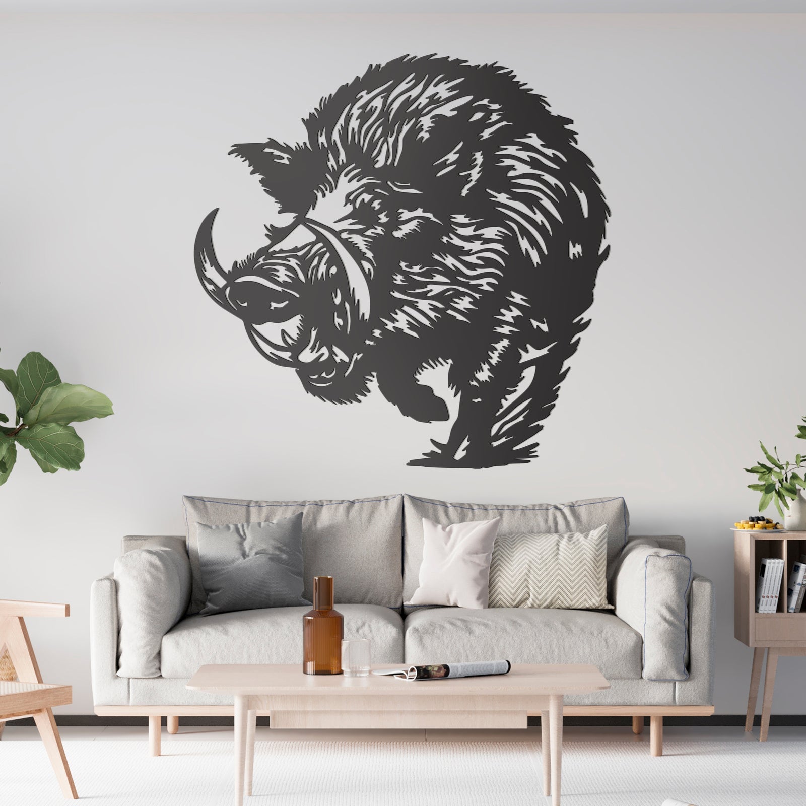 Metal Frame - Wild Boar