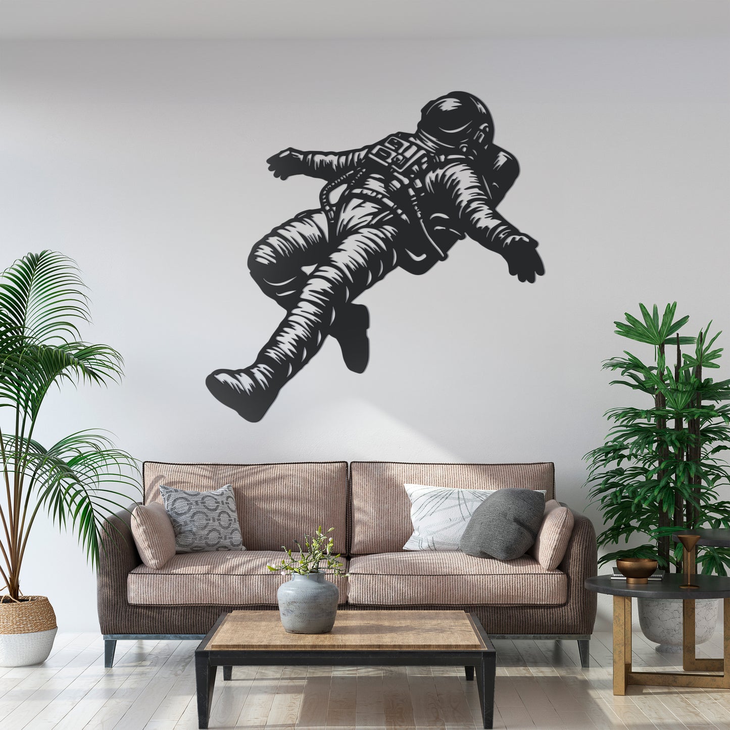 Metal Frame - Floating Astronaut