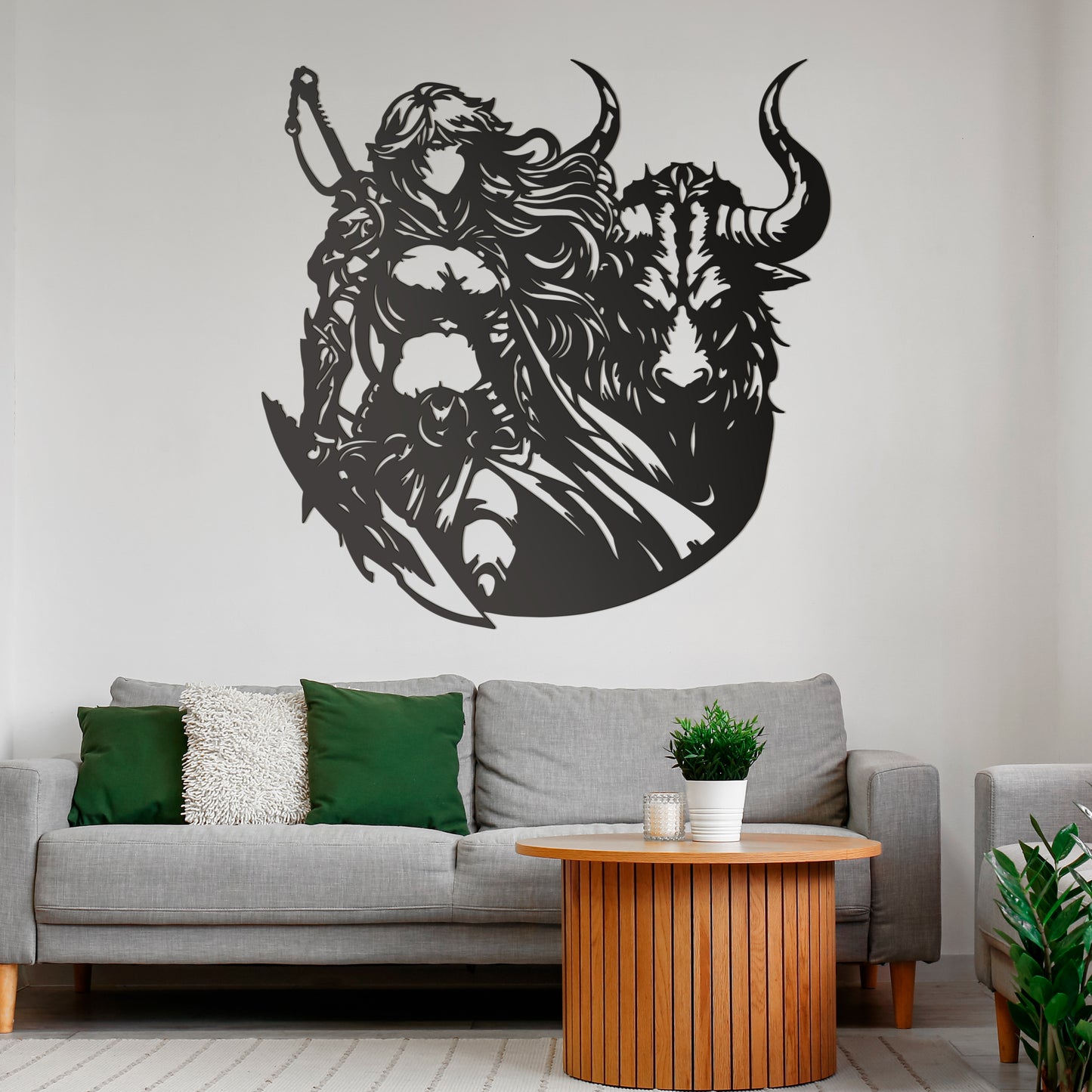 Metal Frame - Fierce Warrior