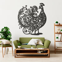 Metal Frame - Peacock