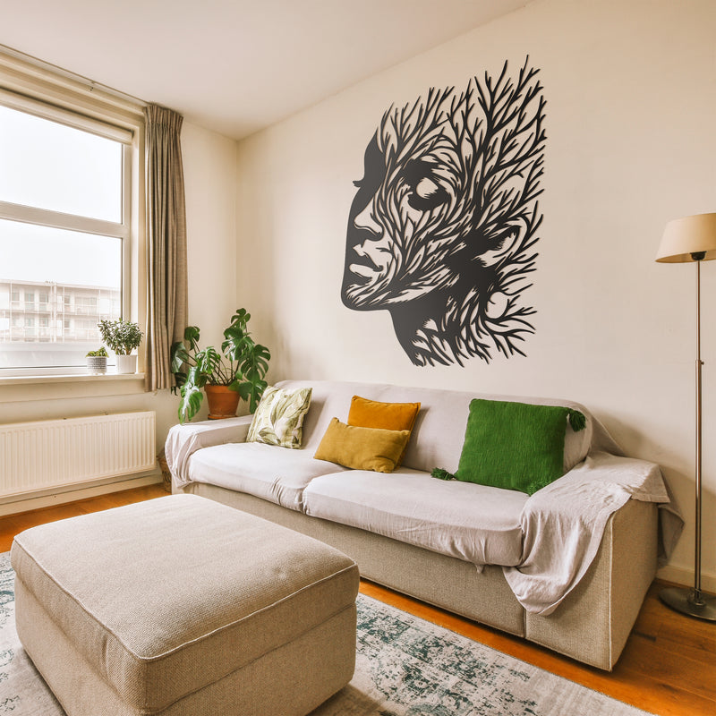 Metal Painting - Rooted Woman 