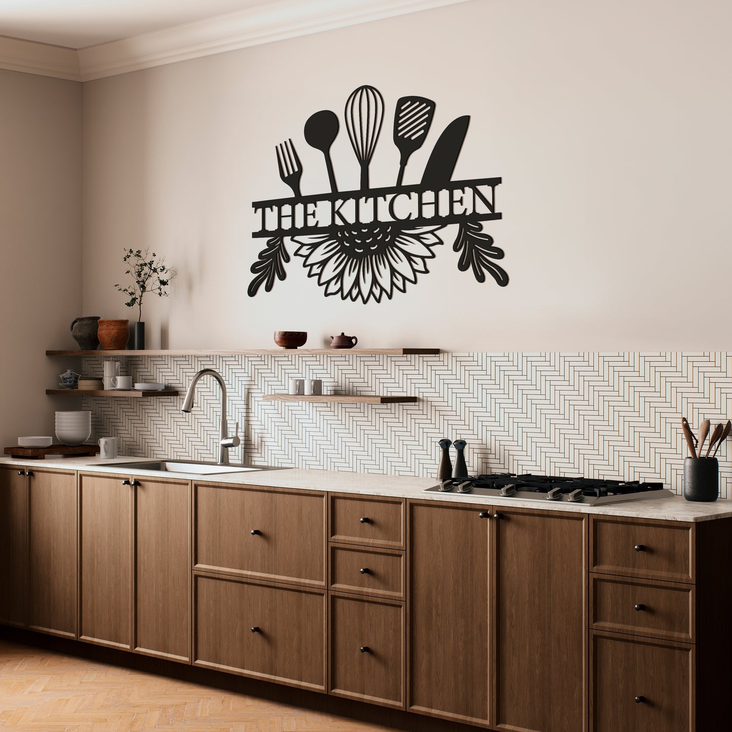 Floral Kitchen