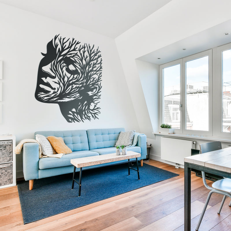 Metal Painting - Rooted Woman 