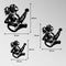 Metal Painting - Tattooed Guitarist