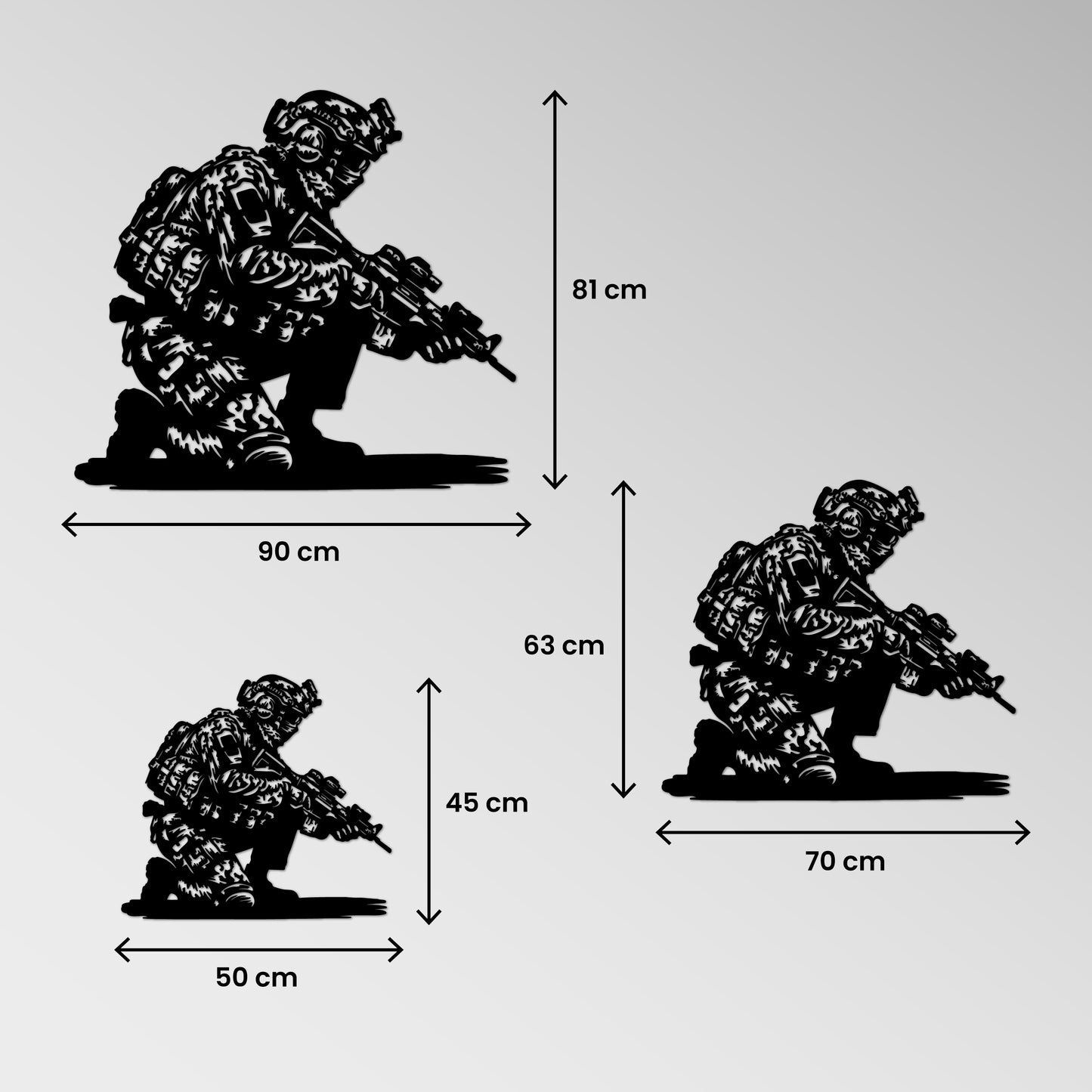 Metal Frame - Soldier