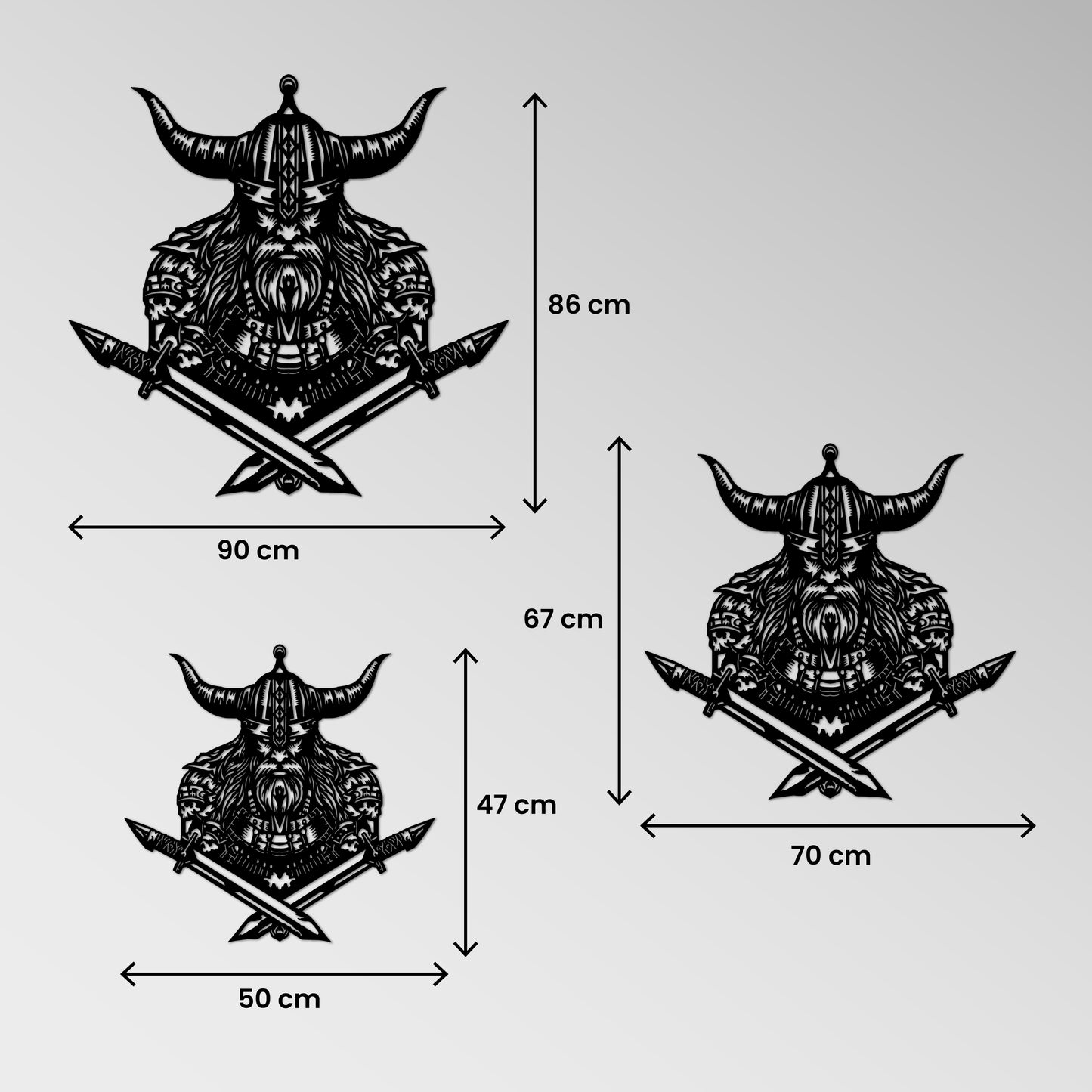 Metal Painting - Viking Ancestor