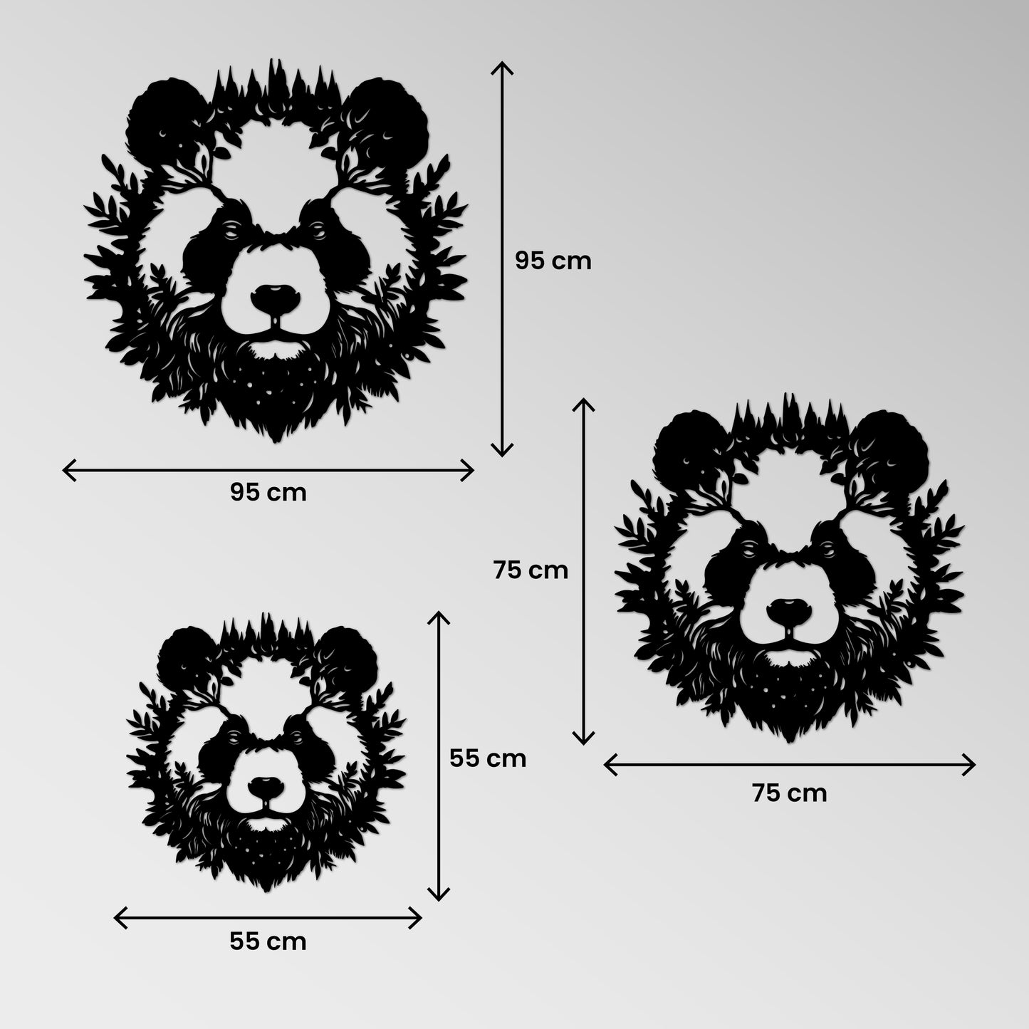 Metal Frame - Panda