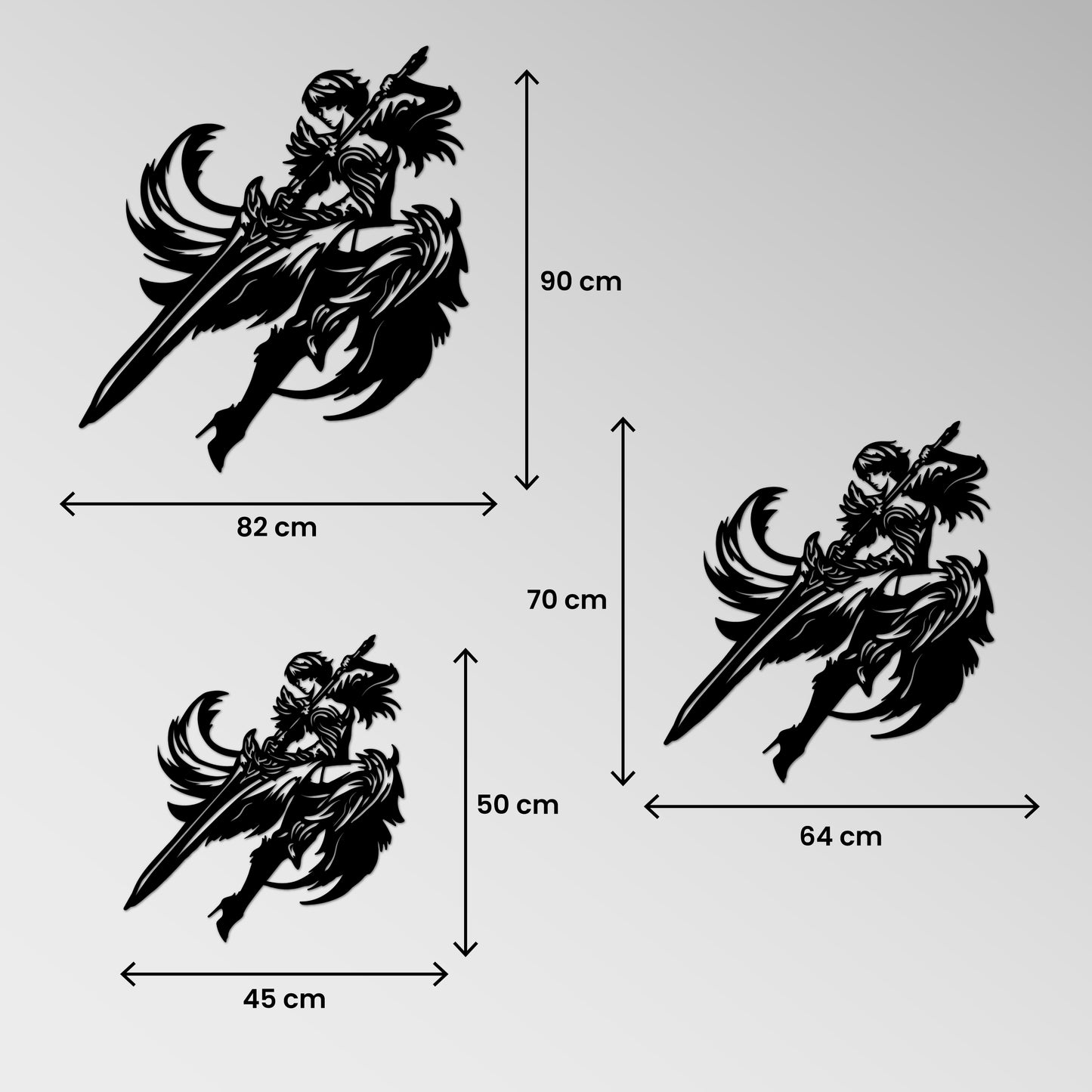 Metal Frame - Warrior Sword