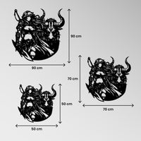 Metal Frame - Fierce Warrior