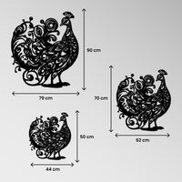 Metal Frame - Peacock