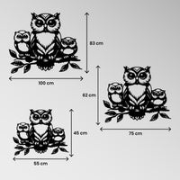 Metal Frame - Owls