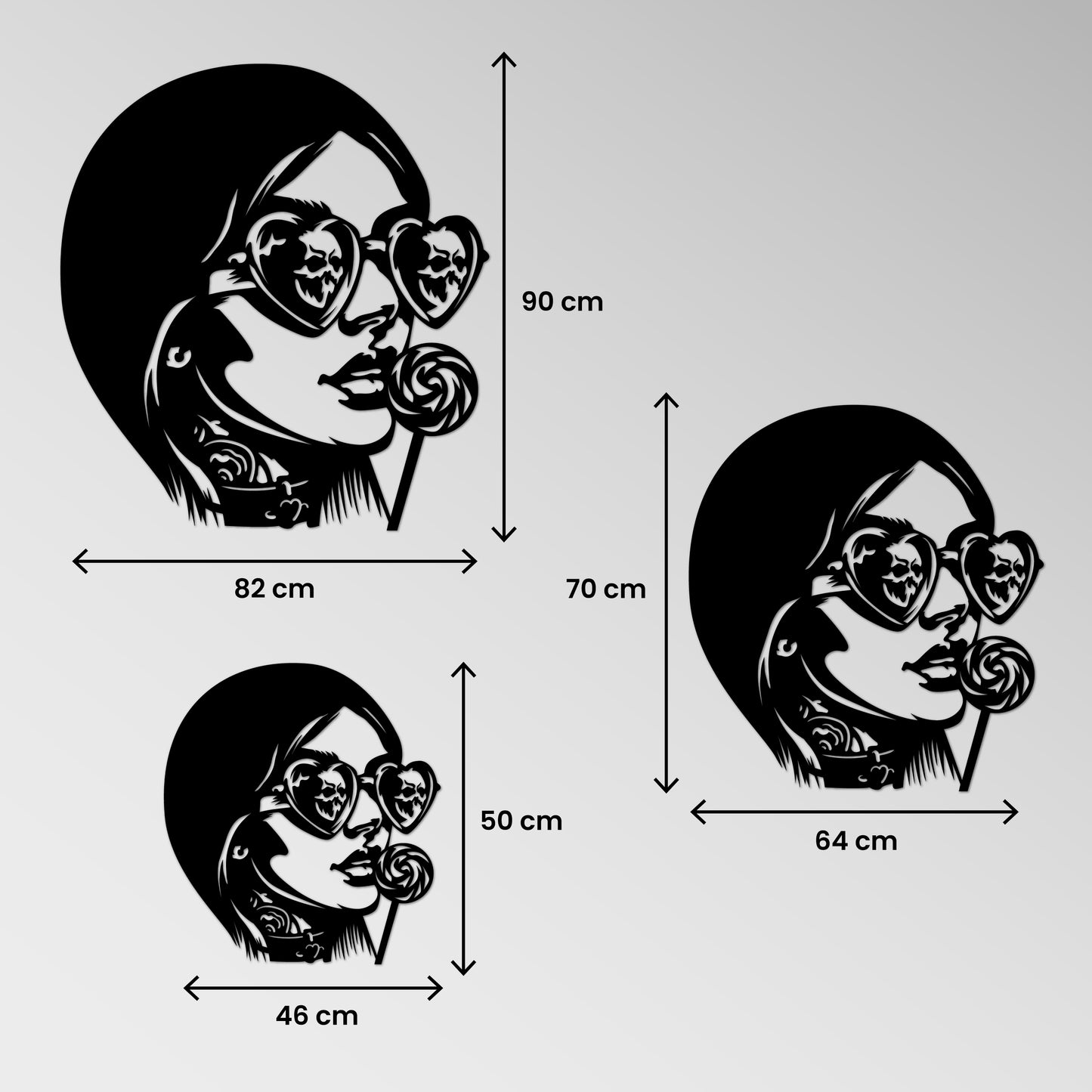 Metal Frame - Lollypop