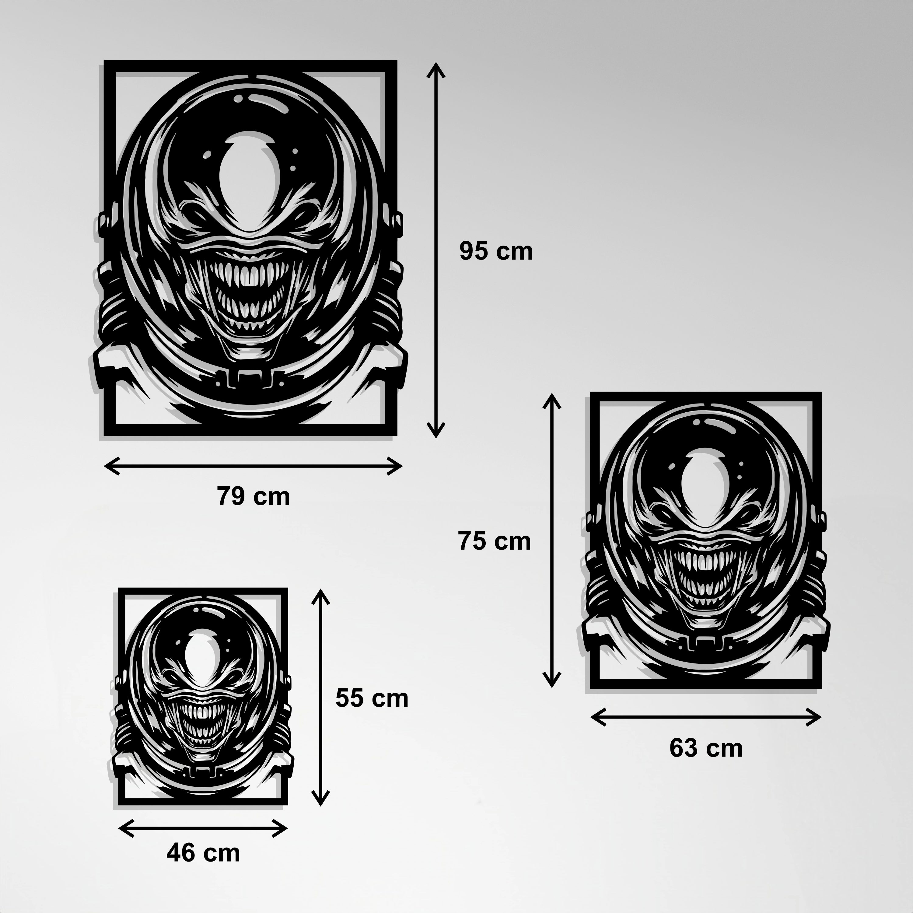 Cuadro Metálico - Alien