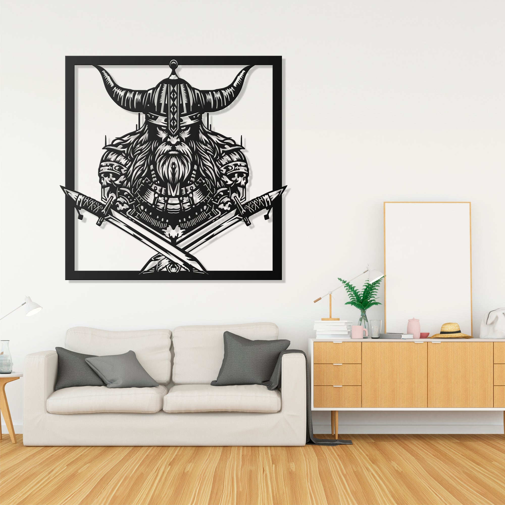 Metal Painting - Viking Ancestor
