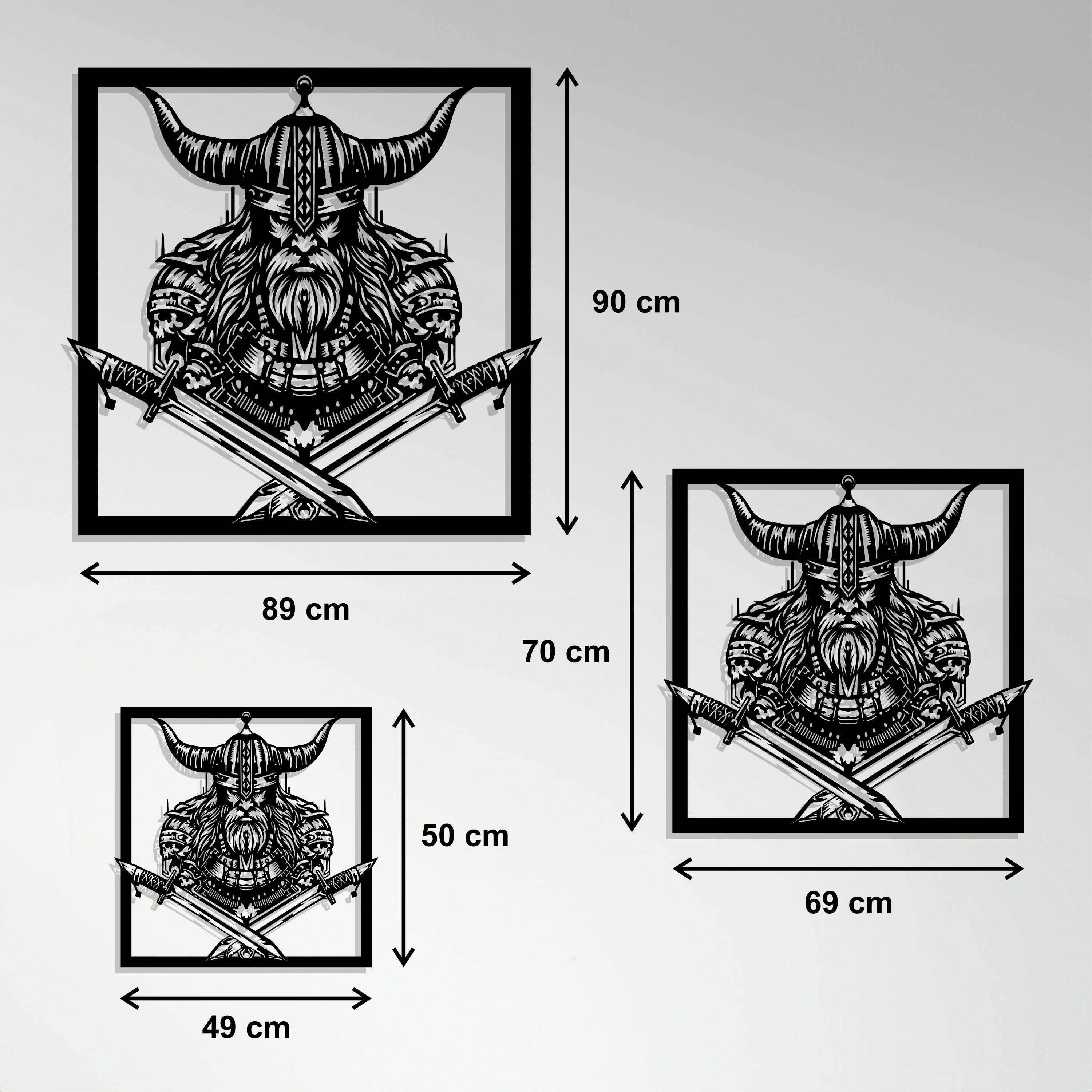 Cuadro Metálico - Antepasado Vikingo