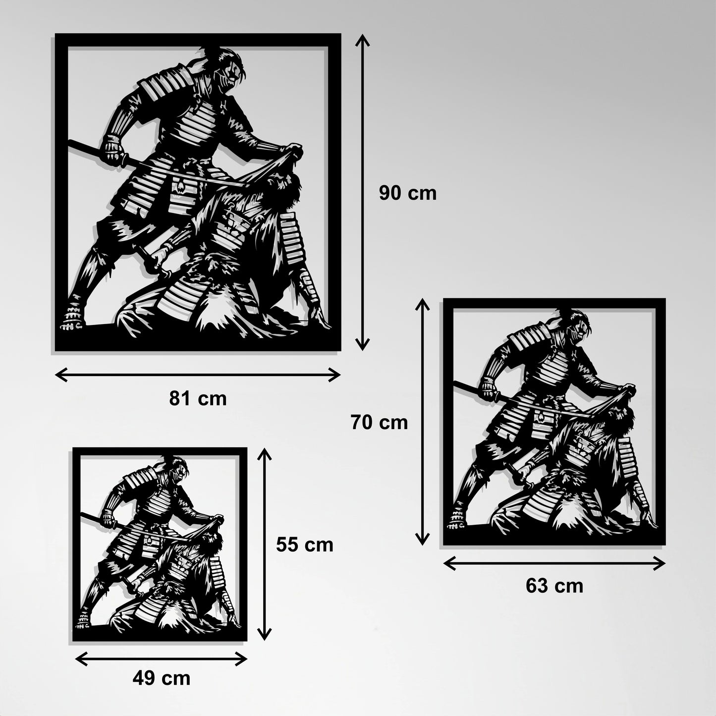 Metal Frame - Samurai Battle