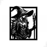 Metal Frame - Witch