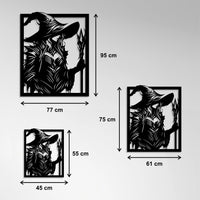 Metal Frame - Witch