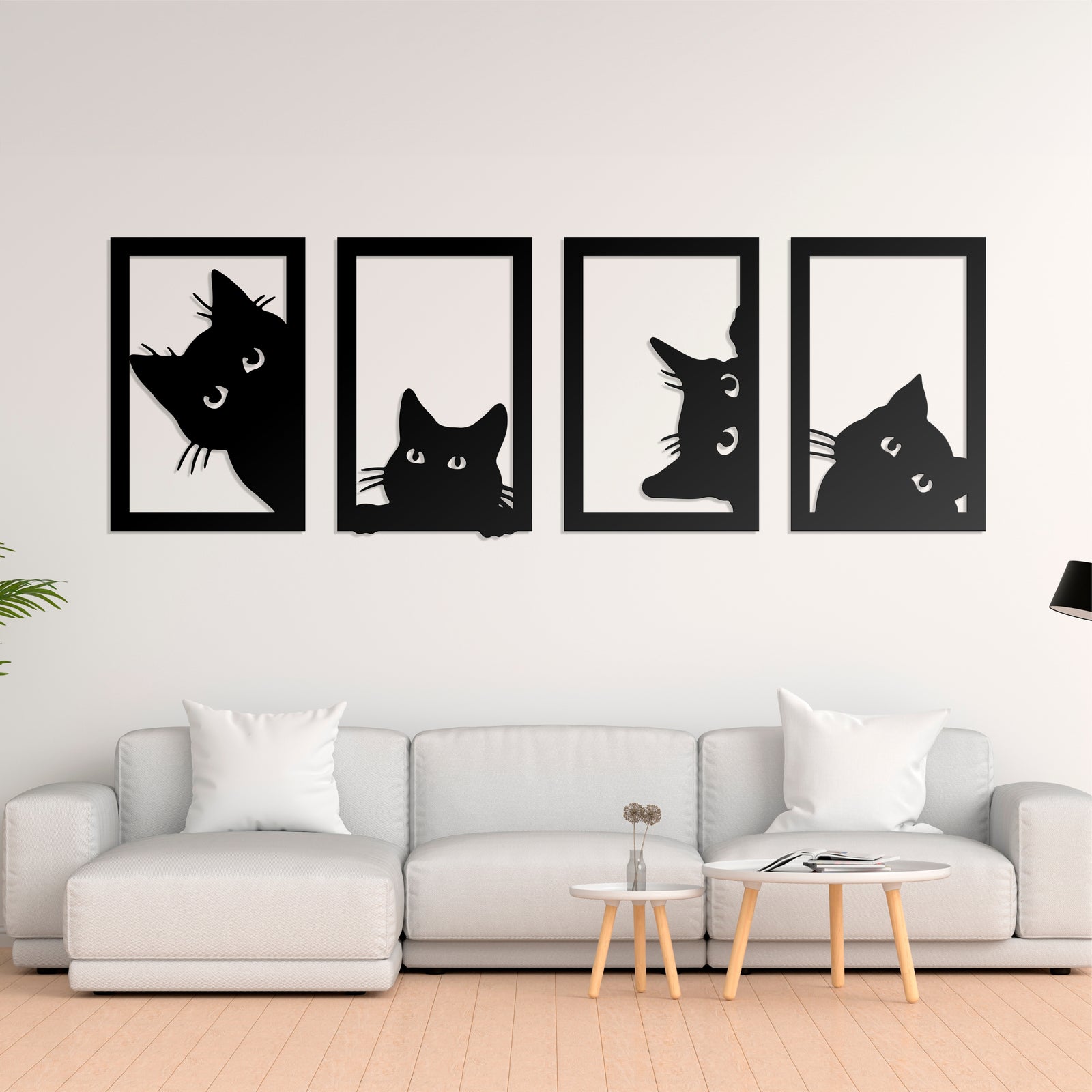 Metal Frame - Cats