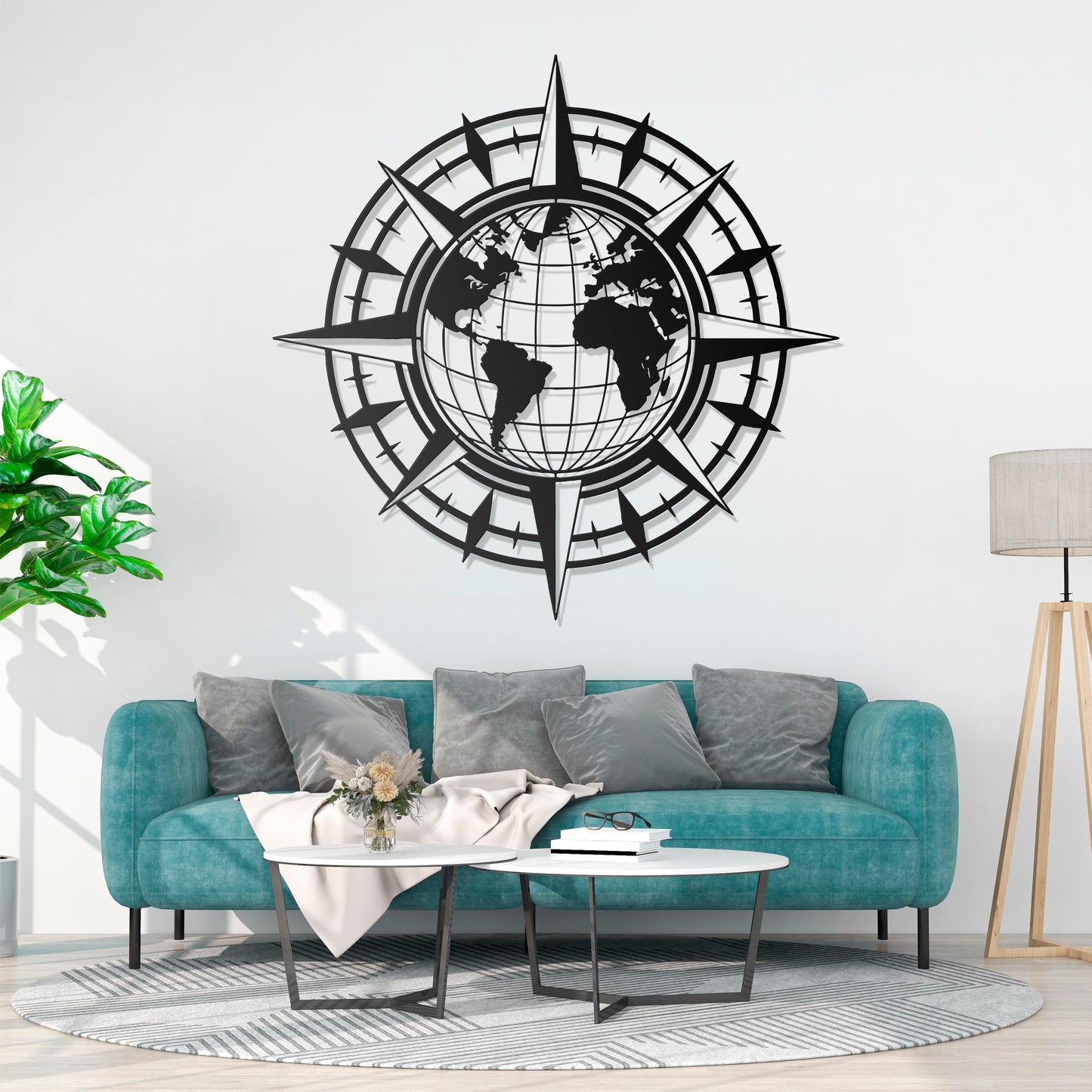 Metal Frame - Compass