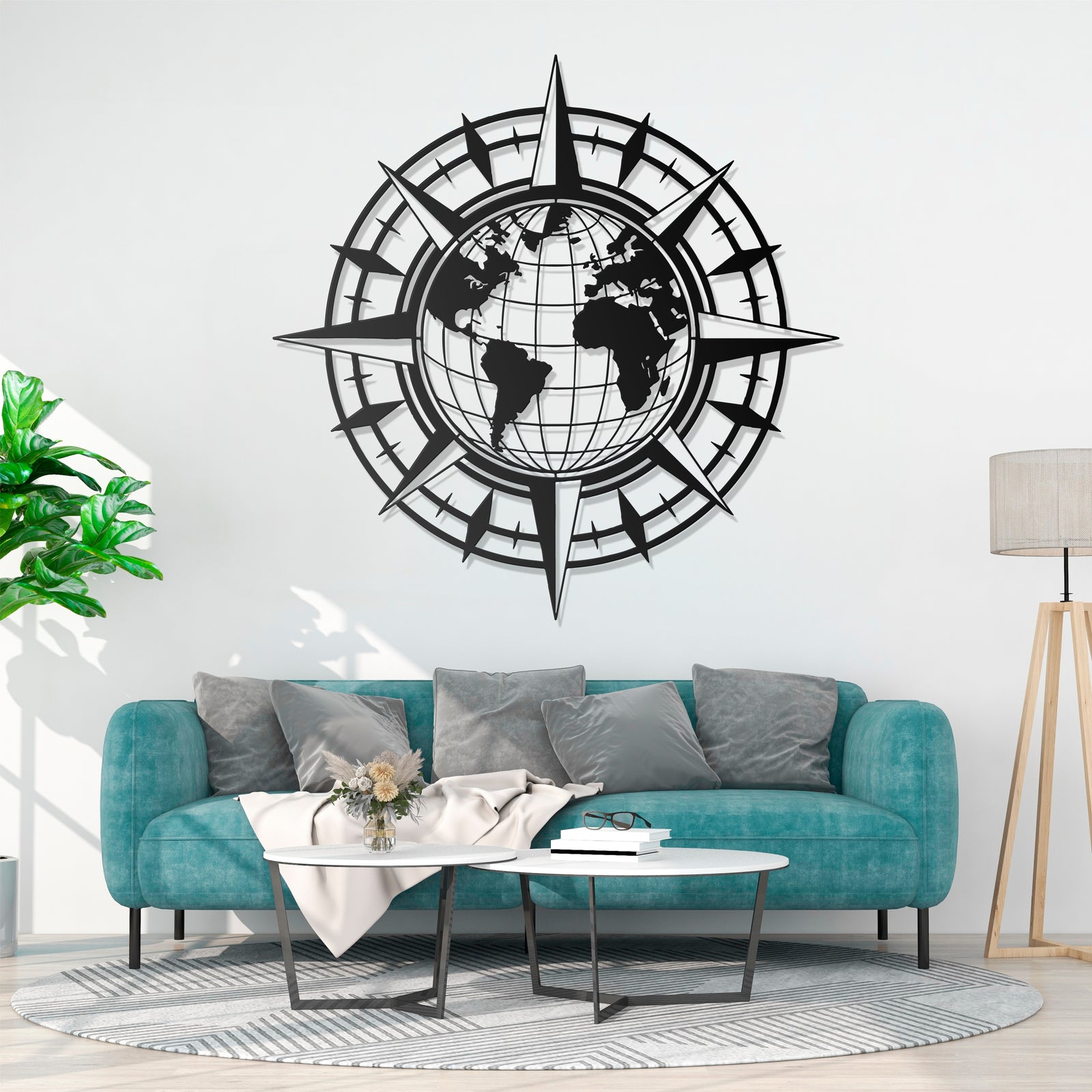 Metal Frame - Compass