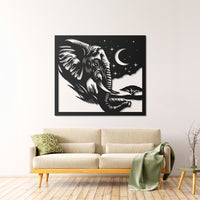 Metal Frame - Elephant