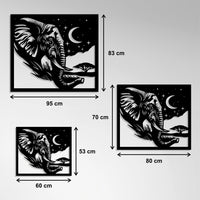 Metal Frame - Elephant