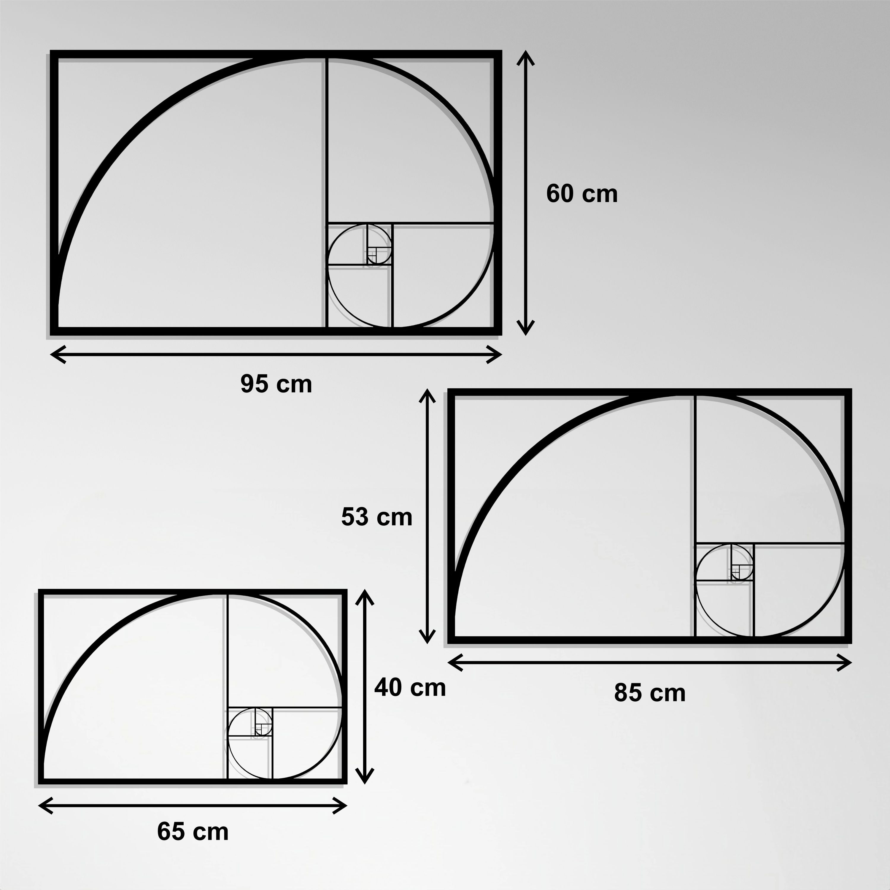 Cuadro Metálico - Fibonacci