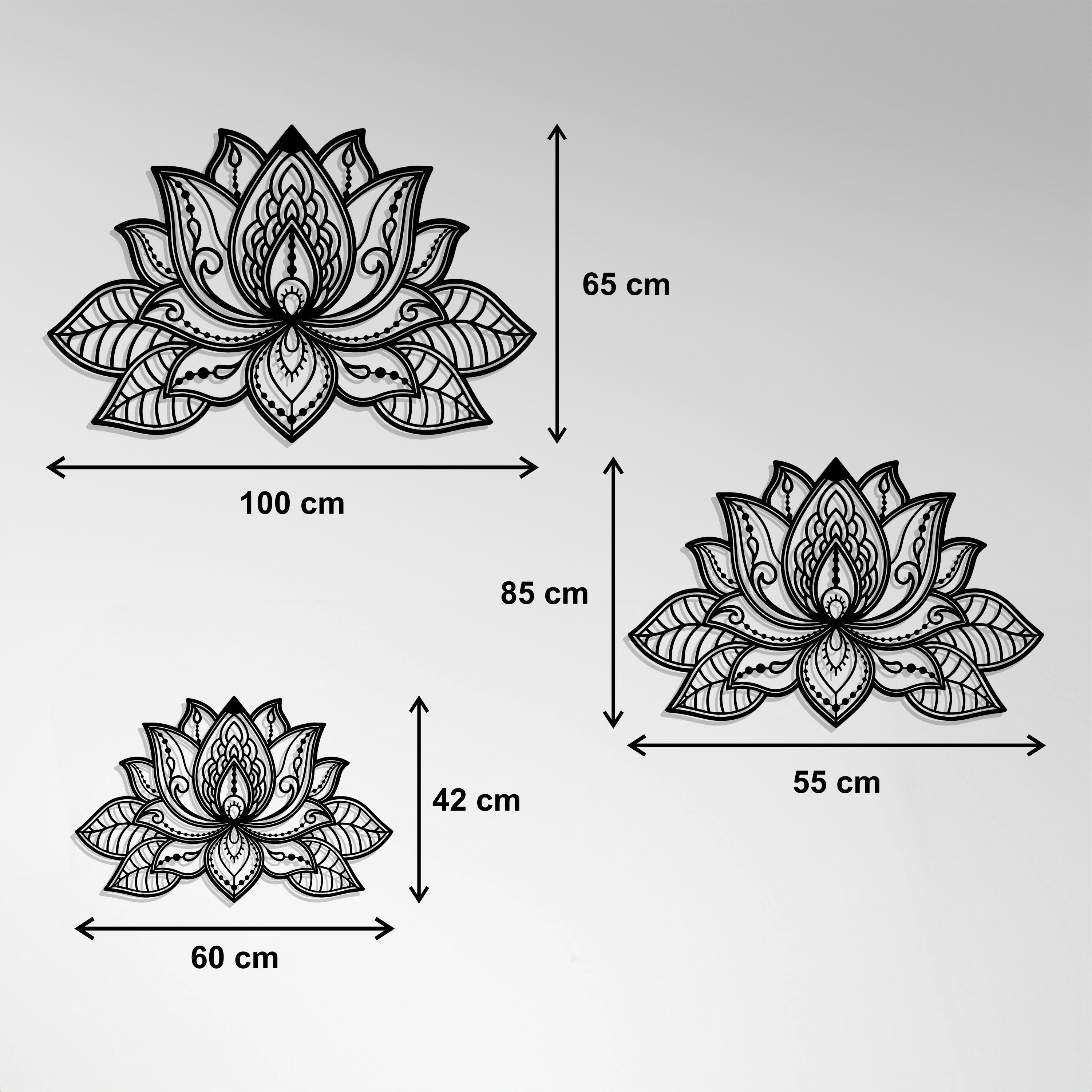 Cuadro Metálico - Flor de Loto