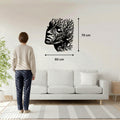 Metal Painting - Rooted Woman 