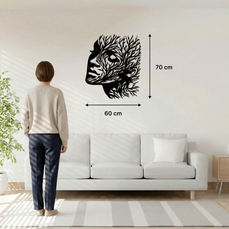 Metal Painting - Rooted Woman 