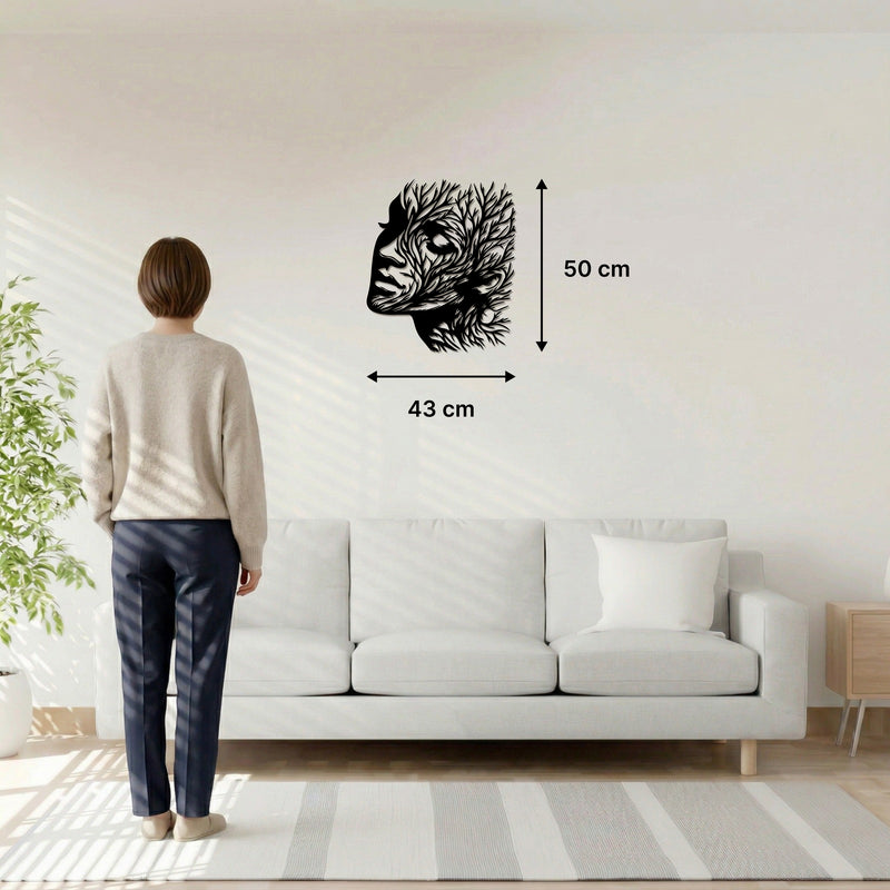 Metal Painting - Rooted Woman 