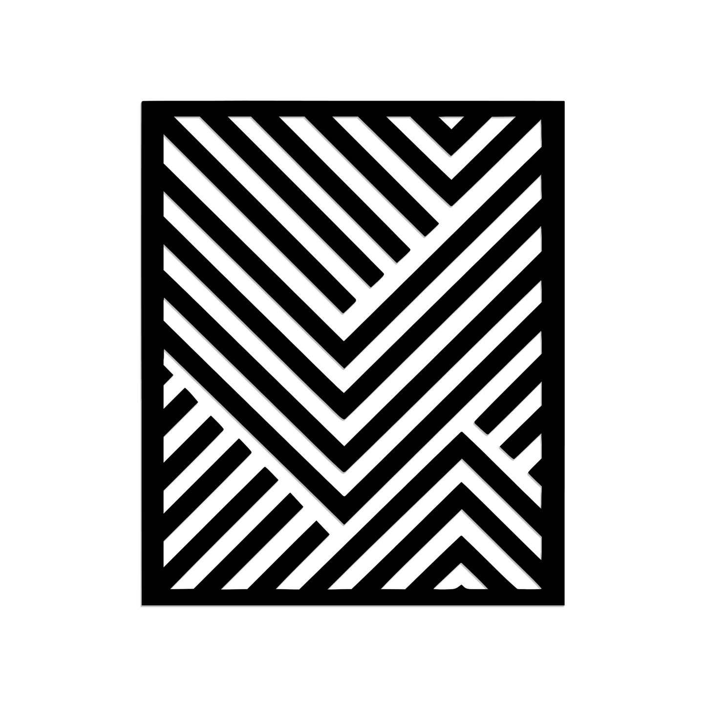 Metal Frame - Geometric