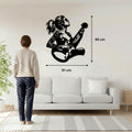 Metal Painting - Tattooed Guitarist